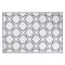 DII® Gray Lattice Outdoor Rug, 4ft. x 6ft.